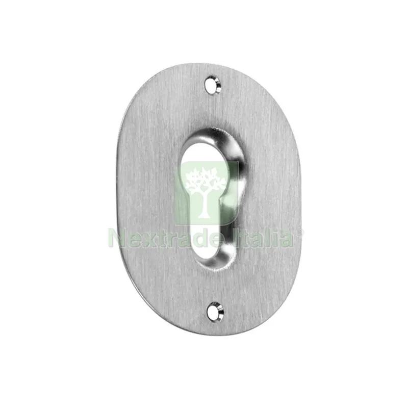 Bocchetta con Incavo Profilo Europeo Oro — Ferramenta per legno e mobili — rif. FERX.503957 Bocchetta con Incavo Profilo Europeo Oro — Ferramenta per legno e mobili — rif. FERX.503957