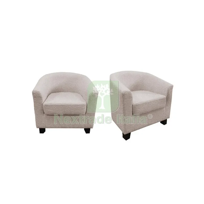 Poltrona Maja Marrone Chiaro — Arredo — rif. FERX.504012 Poltrona Maja Marrone Chiaro — Arredo — rif. FERX.504012
