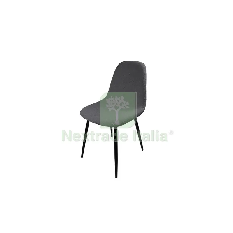 4PZ Sedia Villa Grigio Medio Tessuto Boucle — Arredo — rif. FERX.504014 4PZ Sedia Villa Grigio Medio Tessuto Boucle — Arredo — rif. FERX.504014