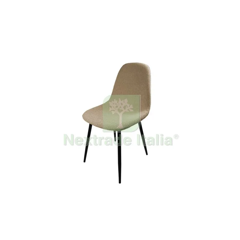4PZ Sedia Villa Beige Tessuto Boucle — Arredo — rif. FERX.504015 4PZ Sedia Villa Beige Tessuto Boucle — Arredo — rif. FERX.504015