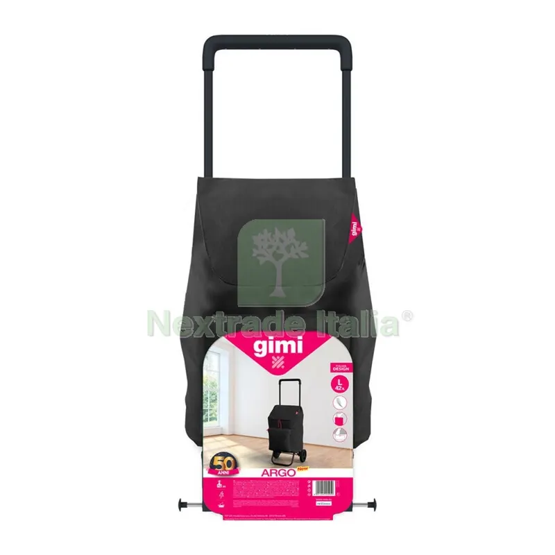GIMI CARRELLO SPESA ARGO 42 L NERO — Casalinghi e organizzazione — rif. FERX.504048 GIMI CARRELLO SPESA ARGO 42 L NERO — Casalinghi e organizzazione — rif. FERX.504048