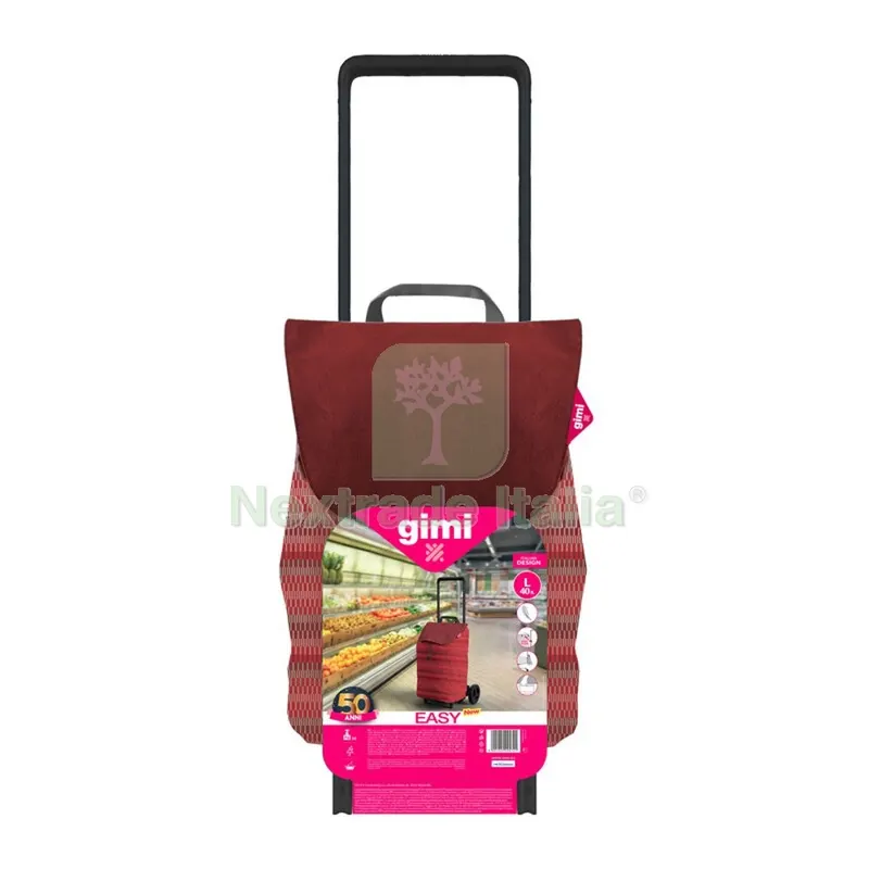 GIMI CARRELLO SPESA EASY 40 L ROSSO — Irrigazione — rif. FERX.504051 GIMI CARRELLO SPESA EASY 40 L ROSSO — Irrigazione — rif. FERX.504051