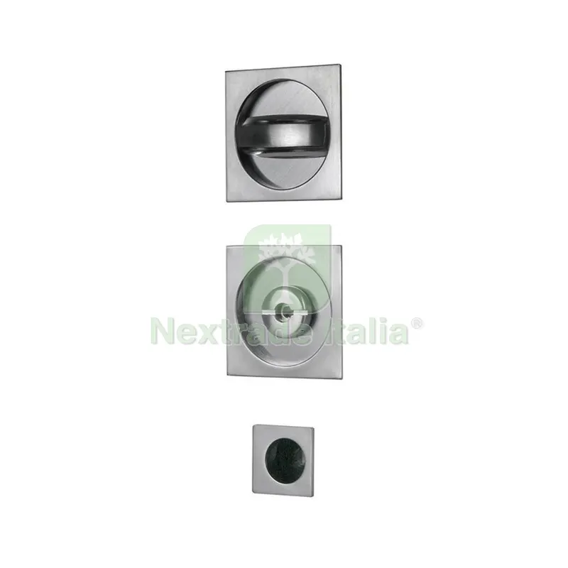 Kit Maniglie Quadro Porte Scorrevoli con Nott Cromo — Maniglie e pomelli — rif. FERX.504109 Kit Maniglie Quadro Porte Scorrevoli con Nott Cromo — Maniglie e pomelli — rif. FERX.504109