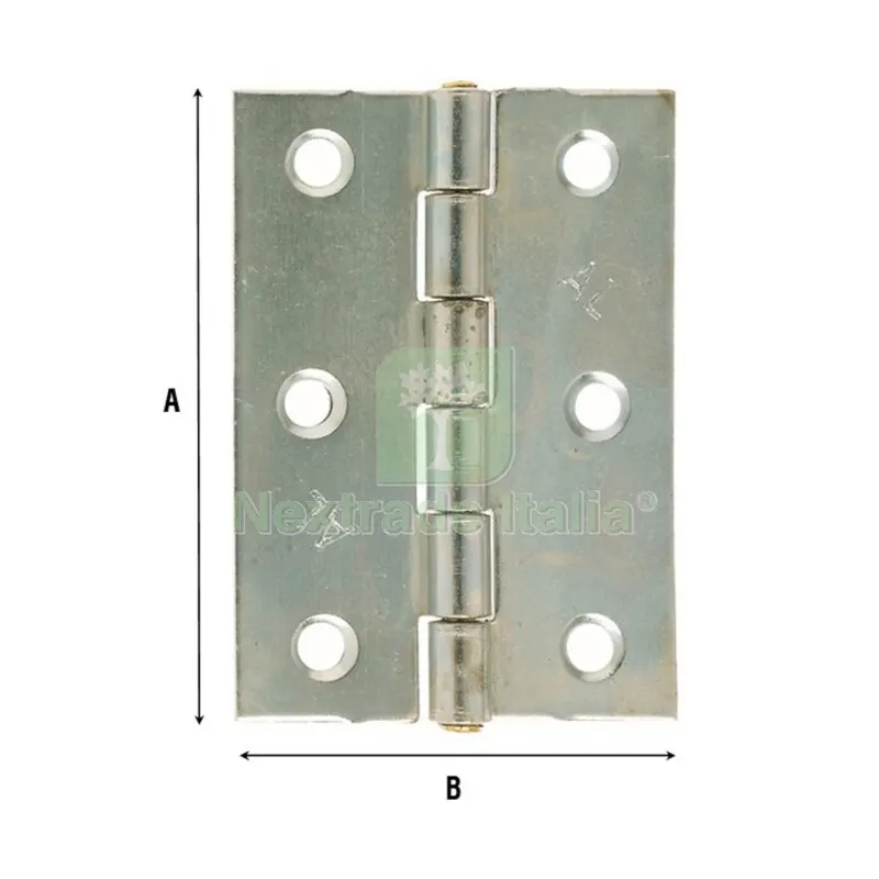24PZ Cerniera Perno Fisso 838 ACC ZIN Pesan 28,5X1,4X30 MM — Cerniere e cardini — rif. FERX.504215 24PZ Cerniera Perno Fisso 838 ACC ZIN Pesan 28,5X1,4X30 MM — Cerniere e cardini — rif. FERX.504215