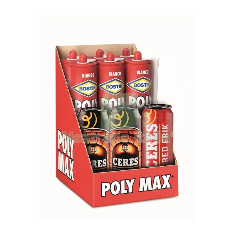 Bostik Expo Polymax Original 6 CARTUCCE+3 Birre — Adesivi e sigillanti — rif. FERX.504352 Bostik Expo Polymax Original 6 CARTUCCE+3 Birre — Adesivi e sigillanti — rif. FERX.504352