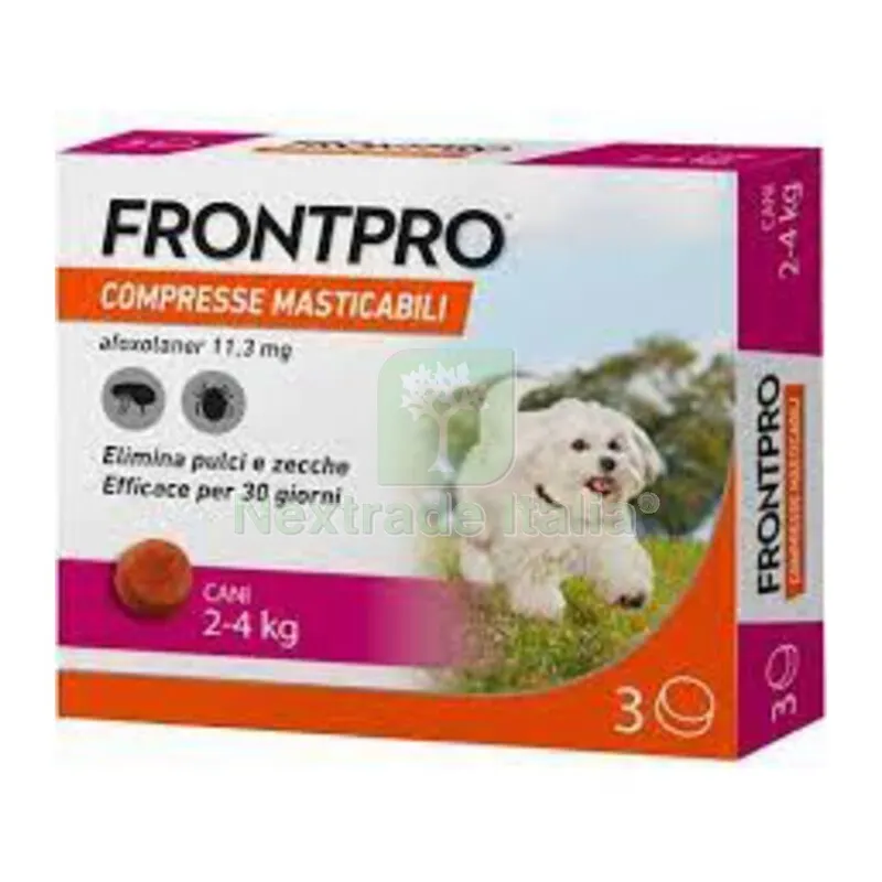 Frontpro Compressa Masticabile Cani 2 - 4 KG 3 PZ — Cani — rif. FERX.504358 Frontpro Compressa Masticabile Cani 2 - 4 KG 3 PZ — Cani — rif. FERX.504358