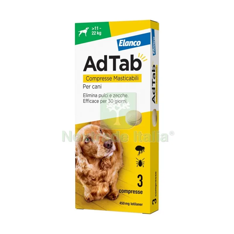 Adtab Compresse Masticabili per Cani 11 - 22 KG — Cani — rif. FERX.504365