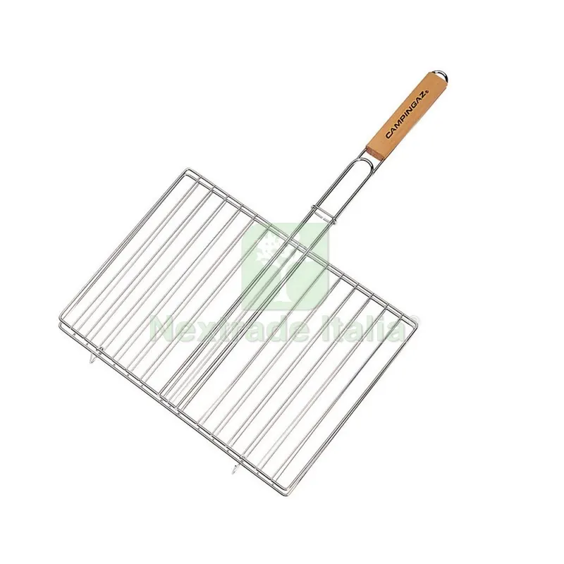 Graticola Doppia S/Piedi Barbecue 40X29 Camping — Tempo libero outdoor — rif. FERX.504392 Graticola Doppia S/Piedi Barbecue 40X29 Camping — Tempo libero outdoor — rif. FERX.504392