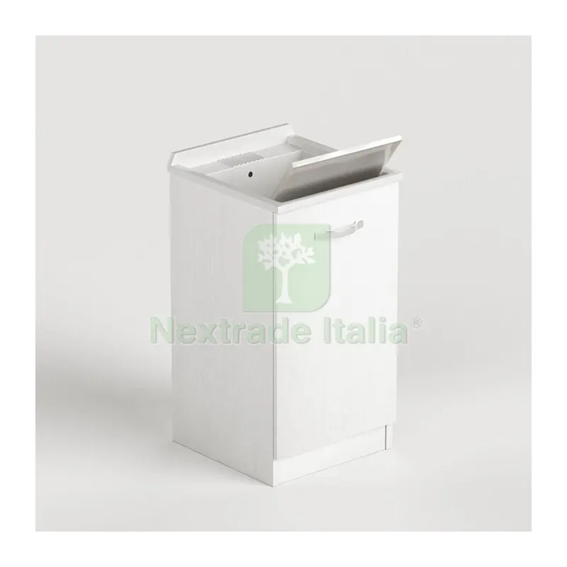 LAUNDRY LAVATOIO 1A 47X50X86 CM BIANCO FRASSINO — Scarichi e sifoni — rif. FERX.504424 LAUNDRY LAVATOIO 1A 47X50X86 CM BIANCO FRASSINO — Scarichi e sifoni — rif. FERX.504424