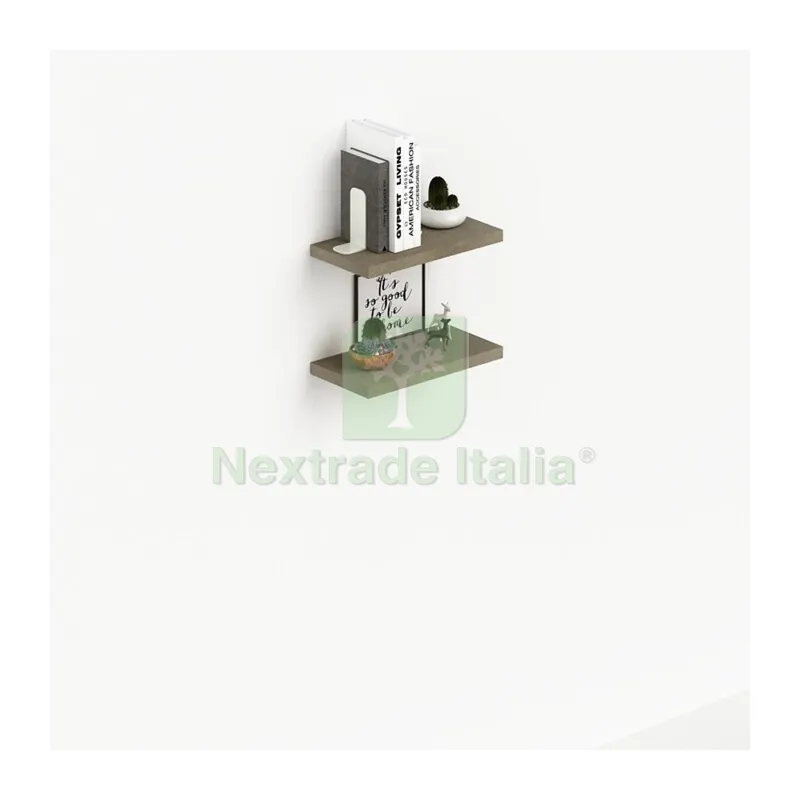 LAUNDRY COPPIA MENSOLE 45X23 CM ARGILLA — Arredo — rif. FERX.504437