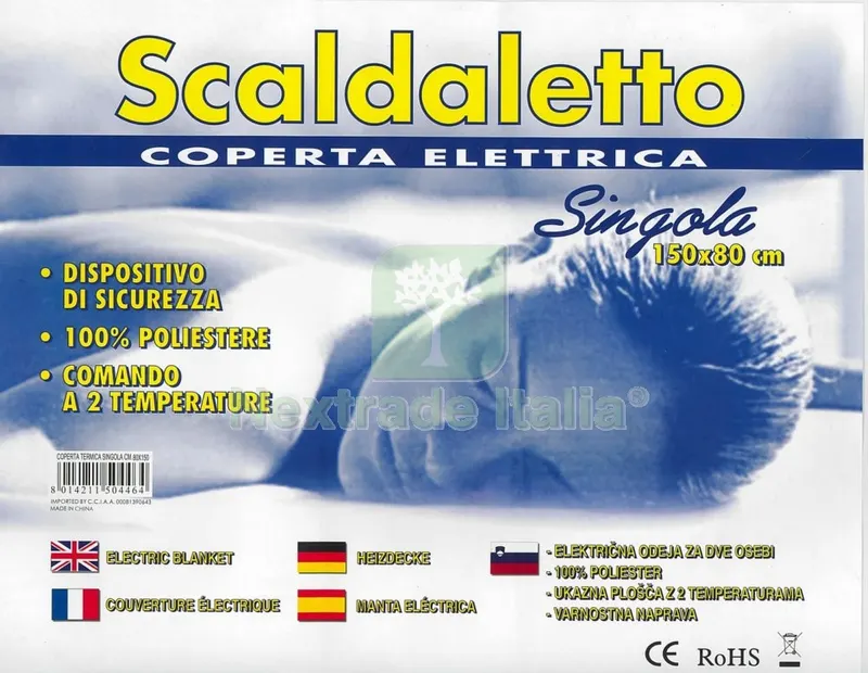 4PZ COPERTA TERMICA SINGOLA CM. 80X150 — Tessili e biancheria casa — rif. FERX.50446 4PZ COPERTA TERMICA SINGOLA CM. 80X150 — Tessili e biancheria casa — rif. FERX.50446