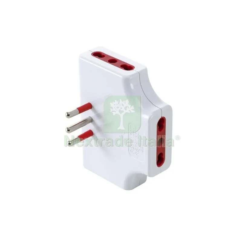 ROSI ADATT. PIATTO TRIPLO 10A-3PR.BIP CON LIMIT. — Interruttori e prese — rif. FERX.504462