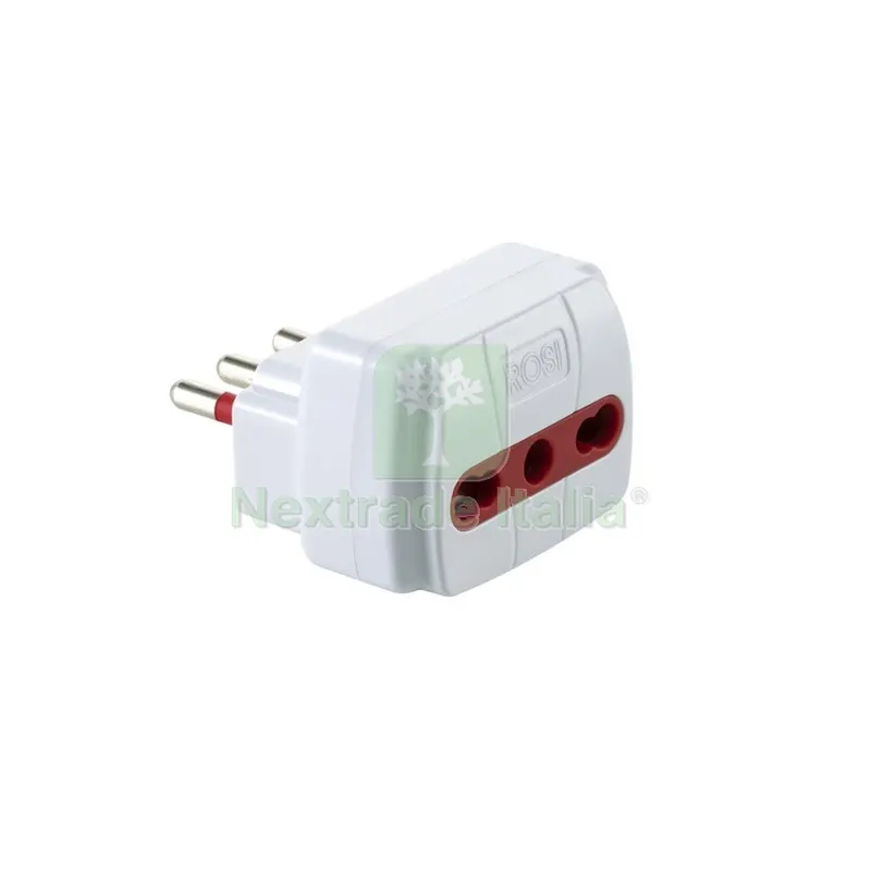 ROSI ADATTATORE SEMPLICE 10A-PRESA BIP CON LIMIT. — Interruttori e prese — rif. FERX.504463 ROSI ADATTATORE SEMPLICE 10A-PRESA BIP CON LIMIT. — Interruttori e prese — rif. FERX.504463
