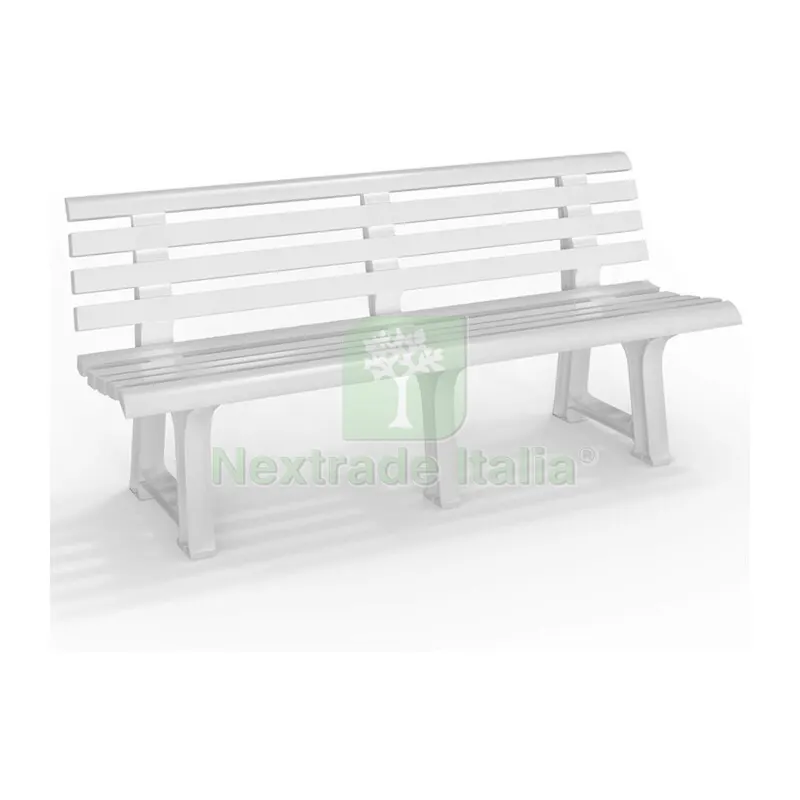 PANCHINA IN PLASTICA ISOTTA BIANCA — Tempo libero outdoor — rif. FERX.504475 PANCHINA IN PLASTICA ISOTTA BIANCA — Tempo libero outdoor — rif. FERX.504475