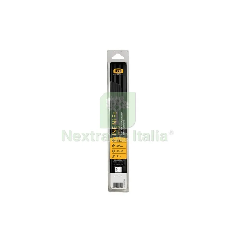 INE ELETTRODI NI-FE GHISA D 2,5X300 MM BL DA 11 PZ — Saldatrici e accessori — rif. FERX.504487 INE ELETTRODI NI-FE GHISA D 2,5X300 MM BL DA 11 PZ — Saldatrici e accessori — rif. FERX.504487