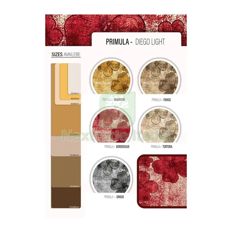 20PZ TAPPETO CUCINA PRIMULA 40X 70 CM ASSORTITO — Casalinghi e organizzazione — rif. FERX.504561