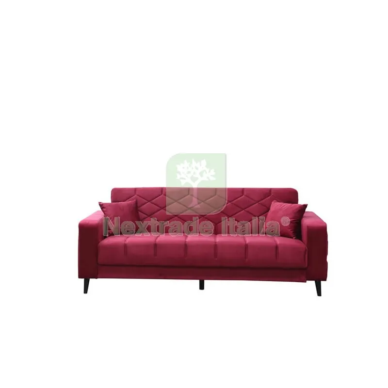 Divano Prontoletto 3P Melisa VELL.38-003 Bordeaux — Arredo — rif. FERX.504589 Divano Prontoletto 3P Melisa VELL.38-003 Bordeaux — Arredo — rif. FERX.504589
