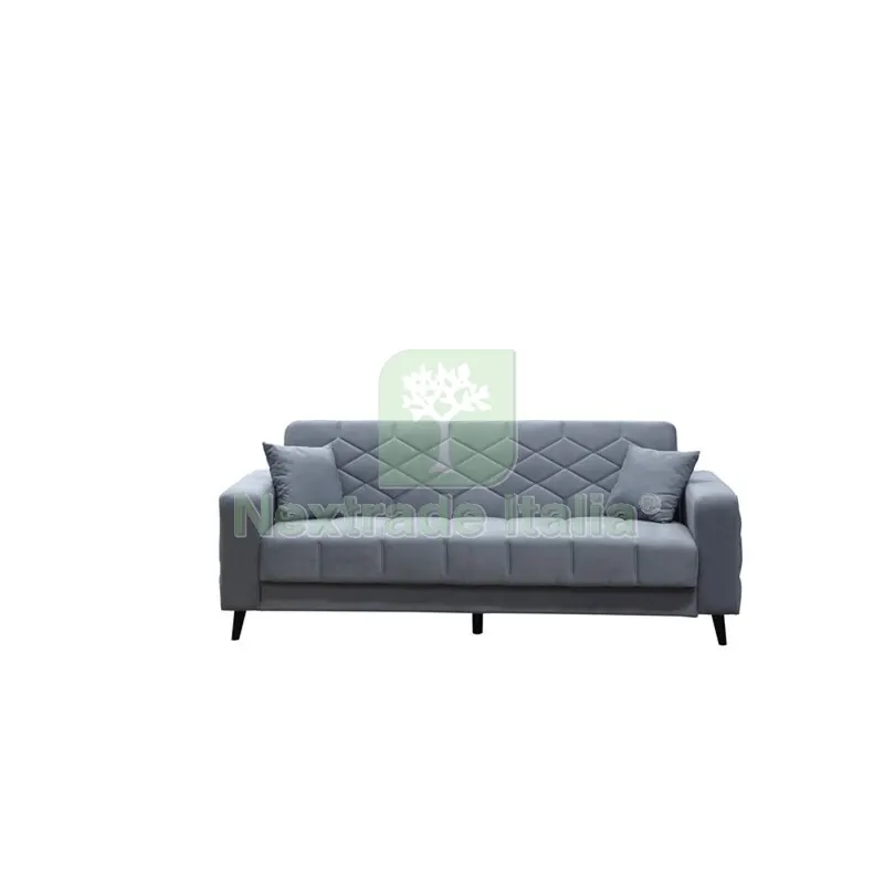 Divano Prontoletto 3P Melisa VELL.79-003 Grigio — Arredo — rif. FERX.504591 Divano Prontoletto 3P Melisa VELL.79-003 Grigio — Arredo — rif. FERX.504591
