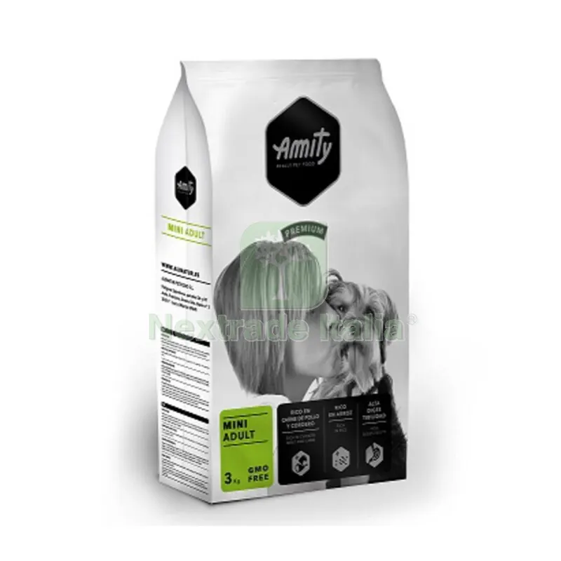 Cibo Cane Amity 3 KG Mini Adult Pollo e Agnello — Cani — rif. FERX.504599 Cibo Cane Amity 3 KG Mini Adult Pollo e Agnello — Cani — rif. FERX.504599