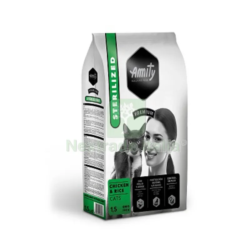 8PZ Cibo Gatto Amity 1,5 KG Chicken Rice Sterilized — Gatti — rif. FERX.504614