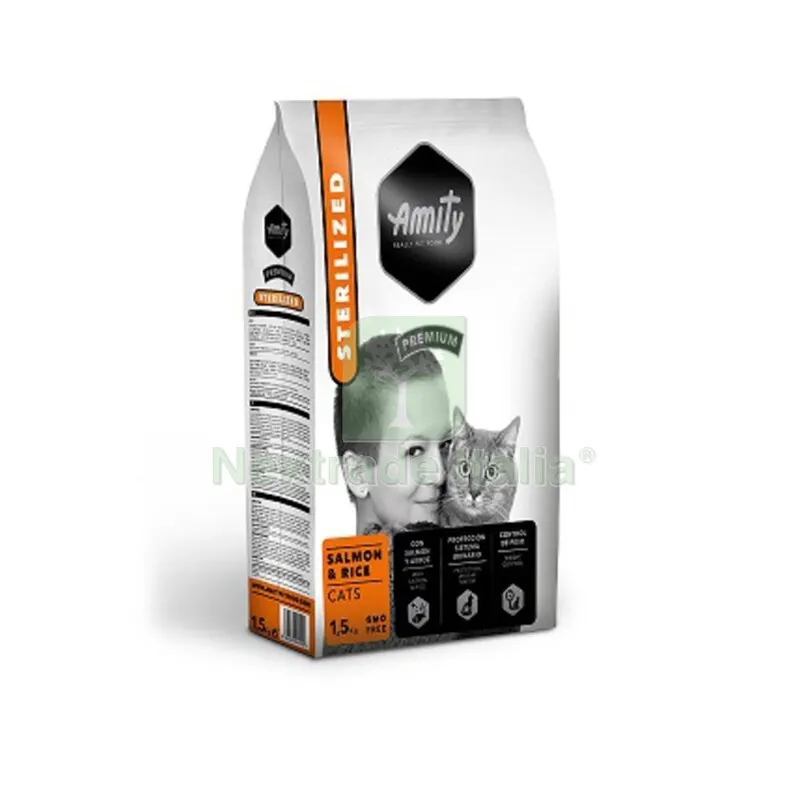 8PZ Cibo Gatto Amity 1,5 KG Salmon Rice Sterilized — Gatti — rif. FERX.504615