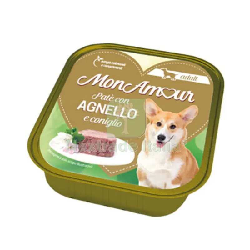 18PZ Cibo Cane Monamour 300 G Agnello e Coniglio — Cani — rif. FERX.504647 18PZ Cibo Cane Monamour 300 G Agnello e Coniglio — Cani — rif. FERX.504647