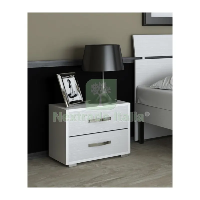 Linea Modern Comodino 2C Bianco FR. CM 43X52X36 — Arredo — rif. FERX.504688 Linea Modern Comodino 2C Bianco FR. CM 43X52X36 — Arredo — rif. FERX.504688