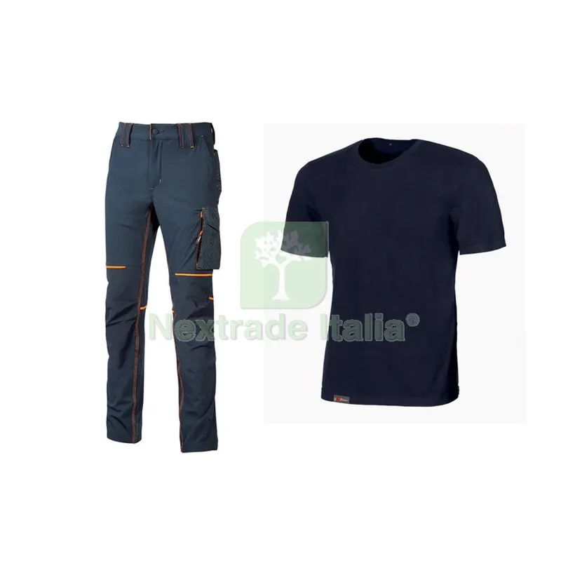 WORKWEAR KIT 2 T-SHIRT+ PANTAL DEEP BLUE TG M — Protezioni corpo — rif. FERX.504695