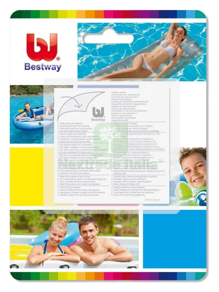 Kit 10 Toppe Riparazione Piscina — Tempo libero outdoor — rif. FERX.50470