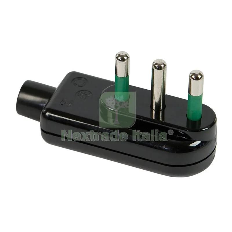 FME ART.80.031 SPINA RIBASSATA 10A+T NERO — Interruttori e prese — rif. FERX.504737