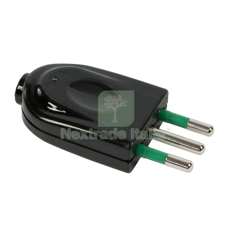50PZ FME ART.82.511 SPINA 10A+T GARANTI FK NERO — Interruttori e prese — rif. FERX.504745