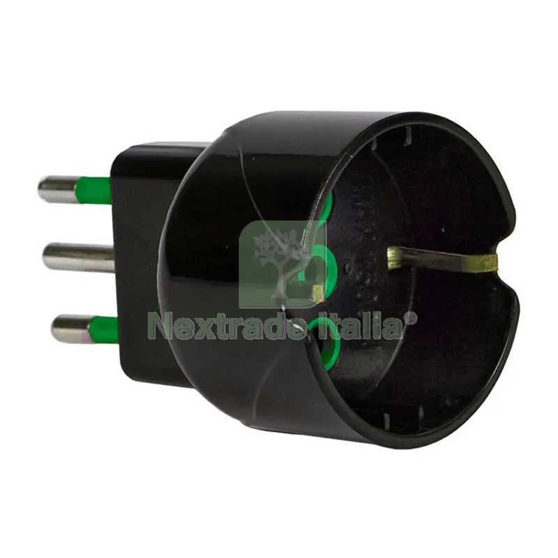 50PZ FME ART.82.601 ADATT. 10A+T-SCHUKO GARANTI NERO — Interruttori e prese — rif. FERX.504749 50PZ FME ART.82.601 ADATT. 10A+T-SCHUKO GARANTI NERO — Interruttori e prese — rif. FERX.504749