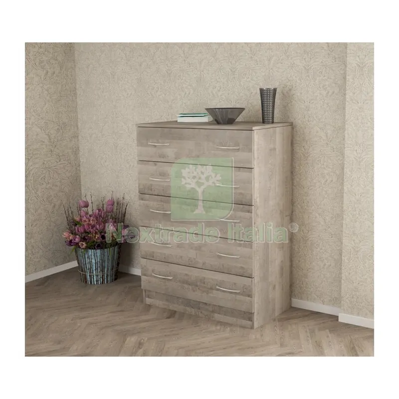 Kit Cassettiera 5C 80X45X111 CM Rovere PL. — Arredo — rif. FERX.504779