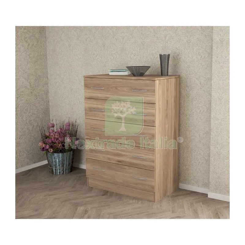 Kit Cassettiera 5 Cassetti 80X45X111 CM Rovere — Arredo — rif. FERX.504780 Kit Cassettiera 5 Cassetti 80X45X111 CM Rovere — Arredo — rif. FERX.504780