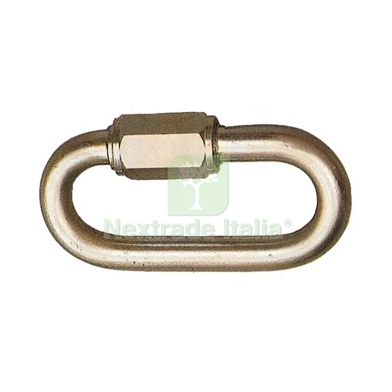 20PZ MAGLIA DI GIUNZIONE ACCIAIO ZINCATO D 12 MM — Lucchetti e catene — rif. FERX.504837 20PZ MAGLIA DI GIUNZIONE ACCIAIO ZINCATO D 12 MM — Lucchetti e catene — rif. FERX.504837