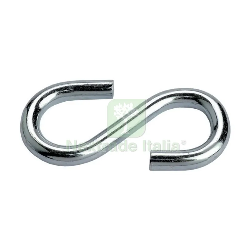 100PZ GANCI AD S MM 5 ZINCATI — Ferramenta per legno e mobili — rif. FERX.504859 100PZ GANCI AD S MM 5 ZINCATI — Ferramenta per legno e mobili — rif. FERX.504859