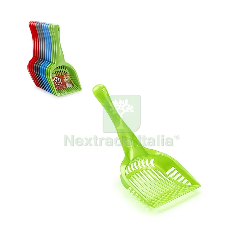 12PZ Paletta per Lettiera Verde/Rosso/Blu/Grigio — Gatti — rif. FERX.504884
