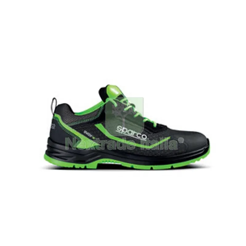 SPARCO SCARPE FORESTER S3 NERO VERDE FLUO TG 38 — Calzature antinfortunistiche — rif. FERX.505072 SPARCO SCARPE FORESTER S3 NERO VERDE FLUO TG 38 — Calzature antinfortunistiche — rif. FERX.505072