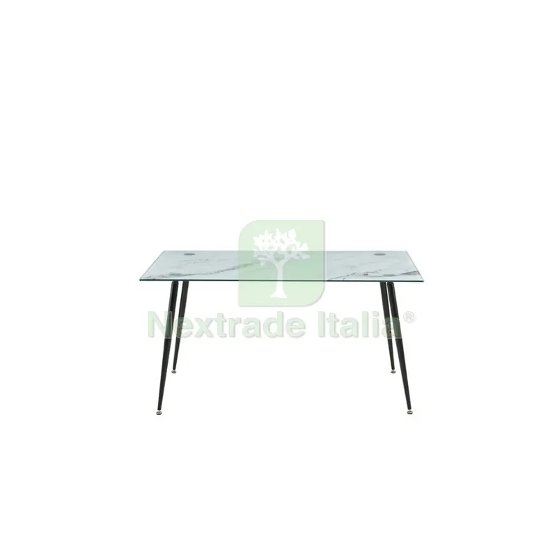 Tavolo Mirror 120X80X75 Vetro Marmo 112 — Casalinghi e organizzazione — rif. FERX.505343