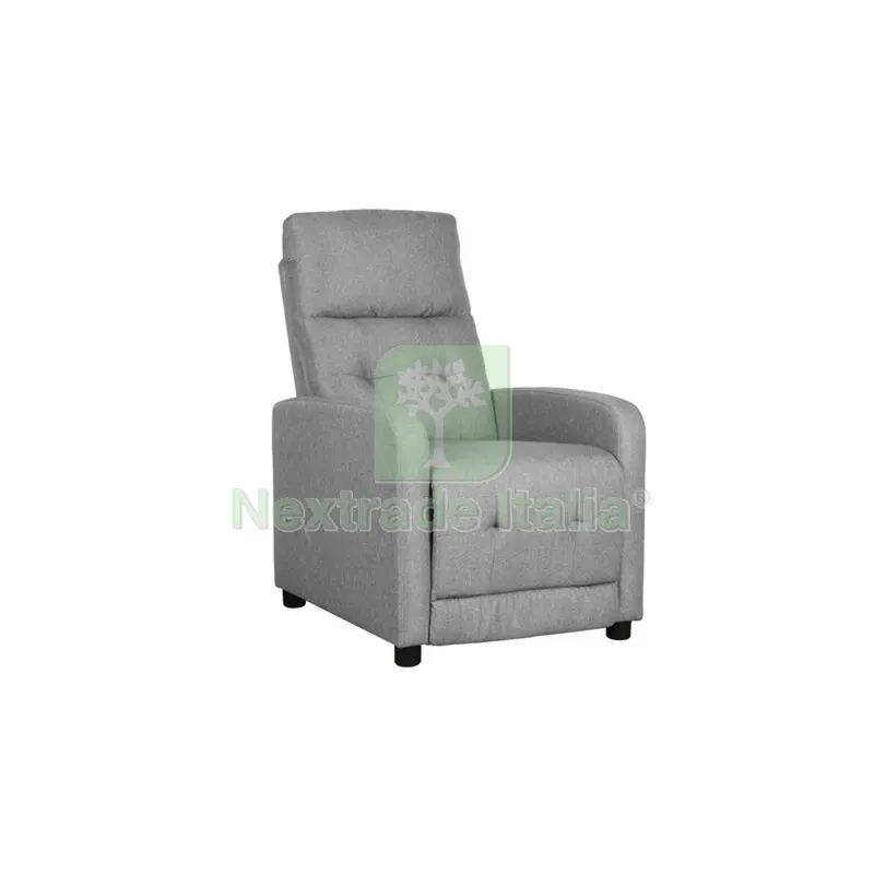 Poltrona Recliner REY Tessuto Grigio Chiaro 40 — Arredo — rif. FERX.505352 Poltrona Recliner REY Tessuto Grigio Chiaro 40 — Arredo — rif. FERX.505352