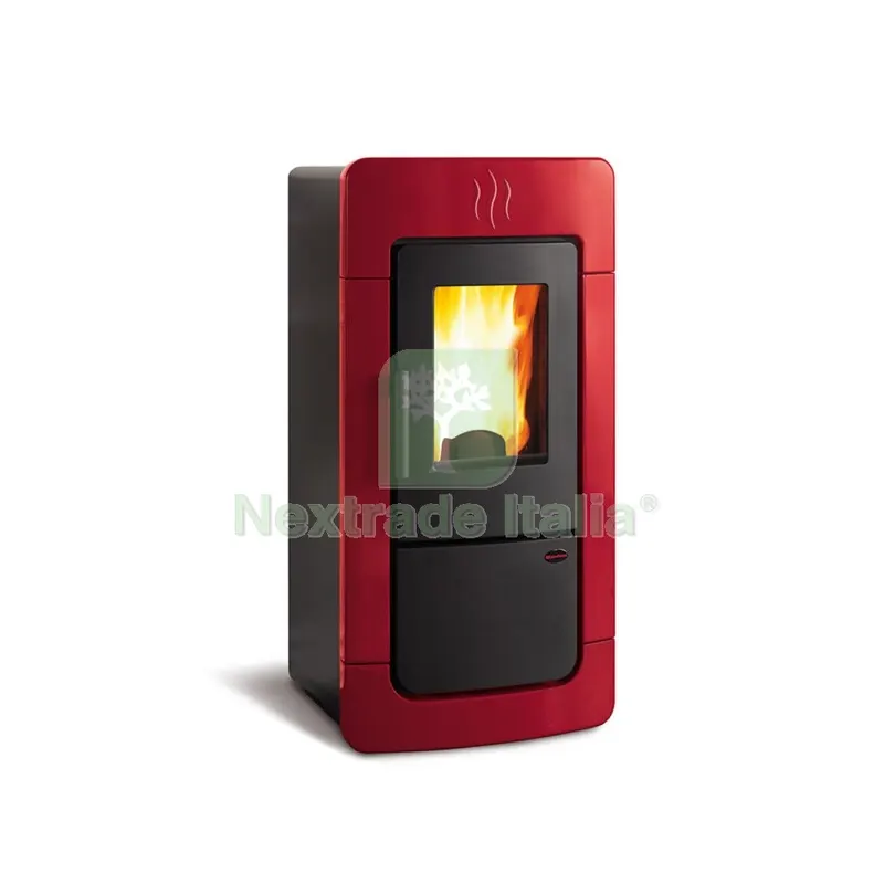 Termostufa Pellet 28KW Diadema EVO Idro Bordeaux — Stufe e camini — rif. FERX.505405 Termostufa Pellet 28KW Diadema EVO Idro Bordeaux — Stufe e camini — rif. FERX.505405