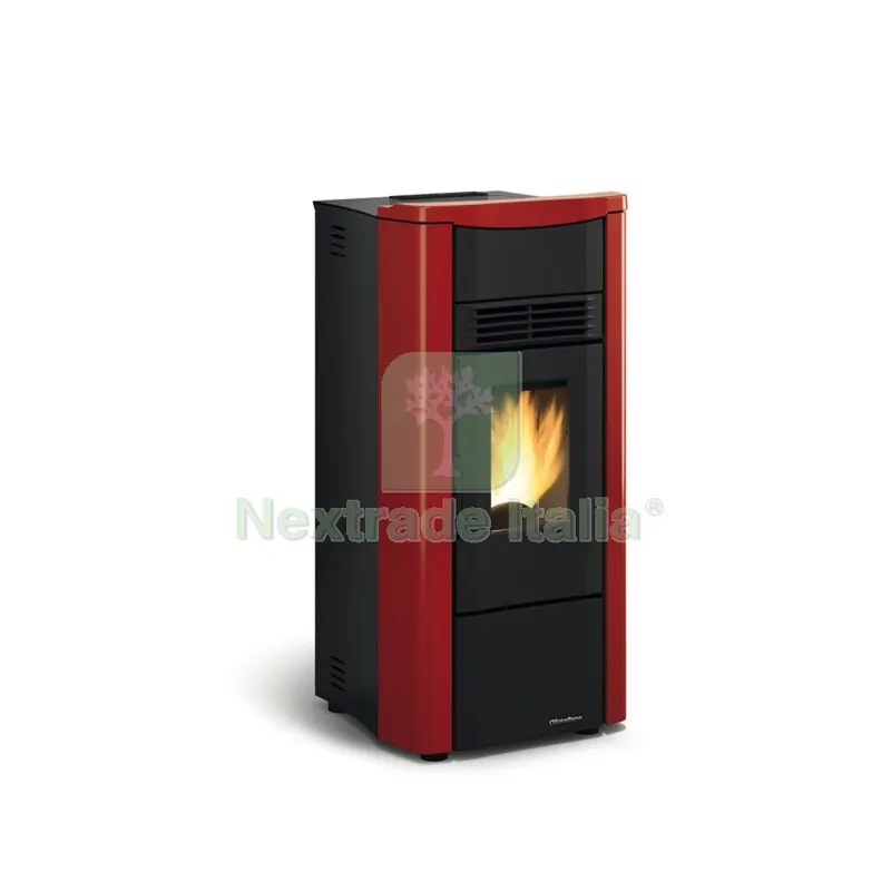STUFA PELLET VENTIL 7KW GIUSY 5,0 BORDEAUX — Stufe e camini — rif. FERX.505412 STUFA PELLET VENTIL 7KW GIUSY 5,0 BORDEAUX — Stufe e camini — rif. FERX.505412