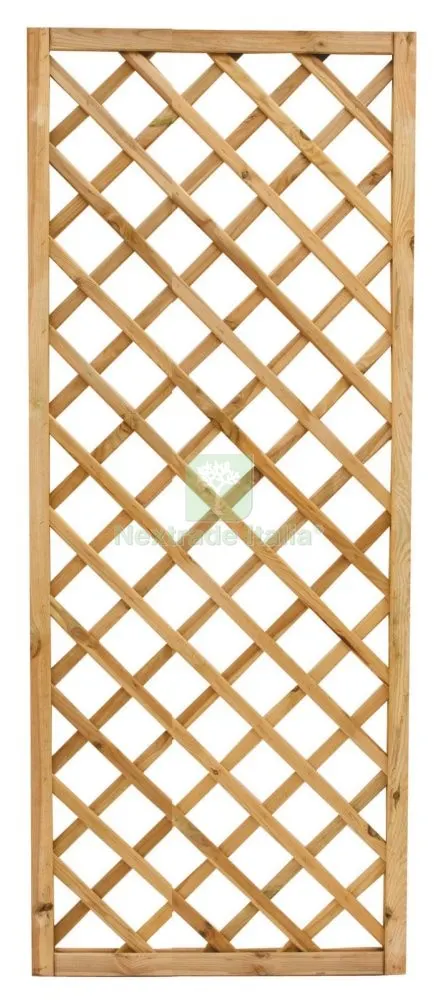 GRIGLIATO IN PINO IMPREGNATO CM. 60X180H — Recinzioni in legno — rif. FERX.50543