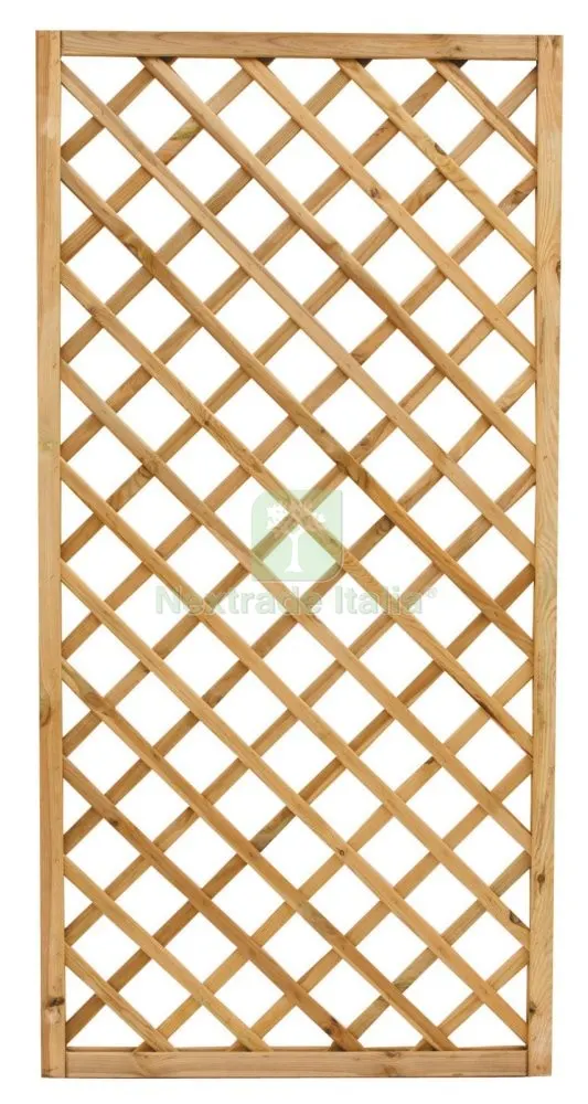 GRIGLIATO IN PINO IMPREGNATO CM. 90X180H — Recinzioni in legno — rif. FERX.50544