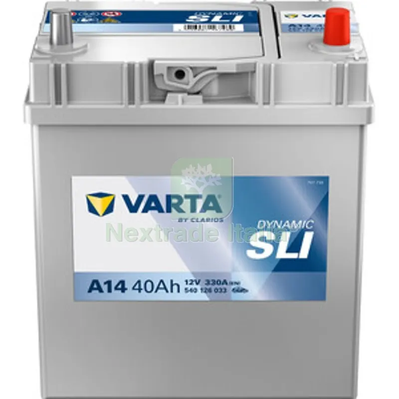 Batteria Auto Varta Blue 40AH Polo DX - A14 330A — Caricabatterie e alimentatori — rif. FERX.505492 Batteria Auto Varta Blue 40AH Polo DX - A14 330A — Caricabatterie e alimentatori — rif. FERX.505492