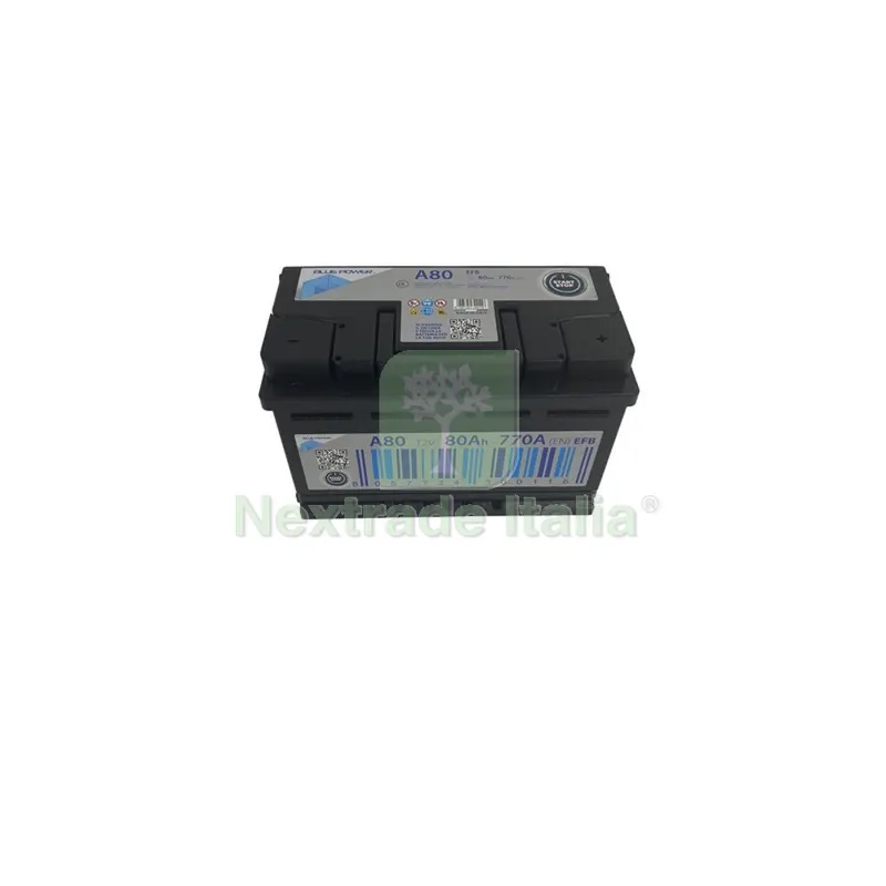 Batteria Auto EFB Start/Stop Blue Power 80AH 770A — Pile e batterie — rif. FERX.505508 Batteria Auto EFB Start/Stop Blue Power 80AH 770A — Pile e batterie — rif. FERX.505508