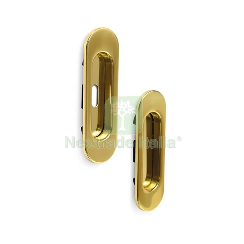 Maniglia Ovale Porta Scorr C/Foro e Senza CRO SAT — Maniglie e pomelli — rif. FERX.505546 Maniglia Ovale Porta Scorr C/Foro e Senza CRO SAT — Maniglie e pomelli — rif. FERX.505546