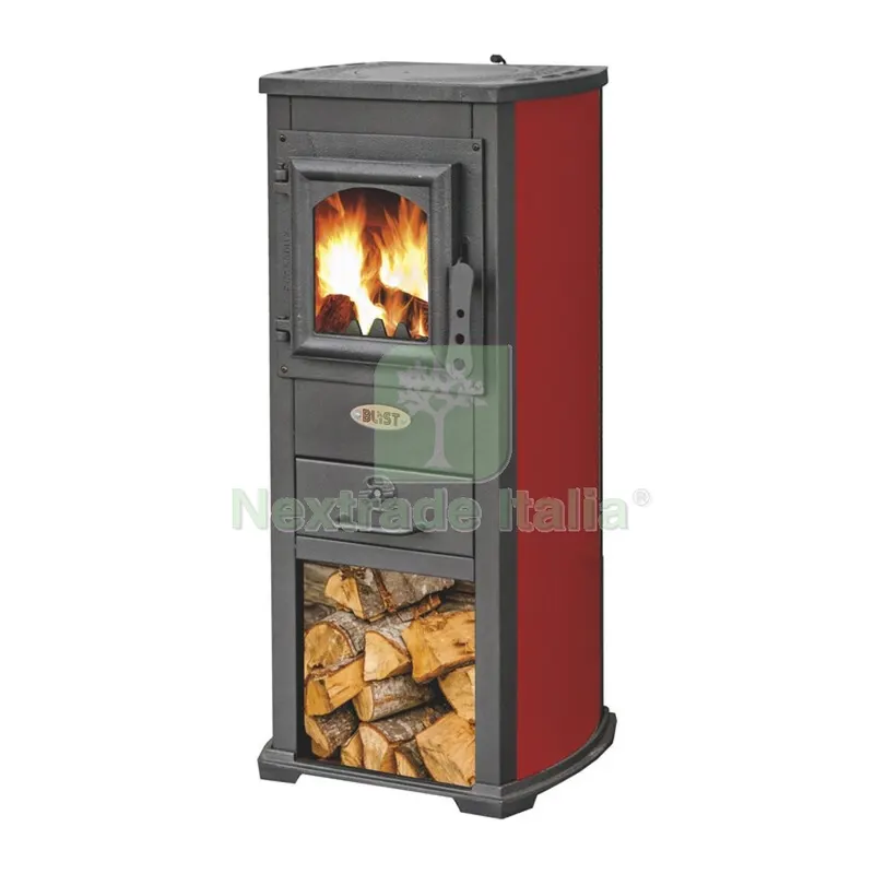 STUFA LEGNA 5.0 KW BERNA LUX ROSSO — Pompe — rif. FERX.505585 STUFA LEGNA 5.0 KW BERNA LUX ROSSO — Pompe — rif. FERX.505585