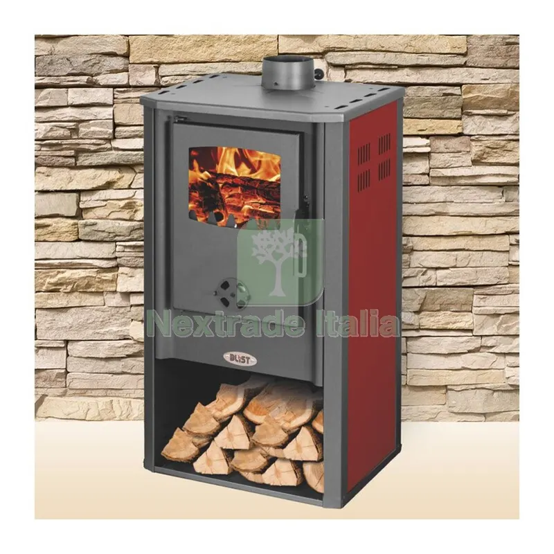 Stufa Legna 7,2 KW Atene Rosso — Pompe — rif. FERX.505587