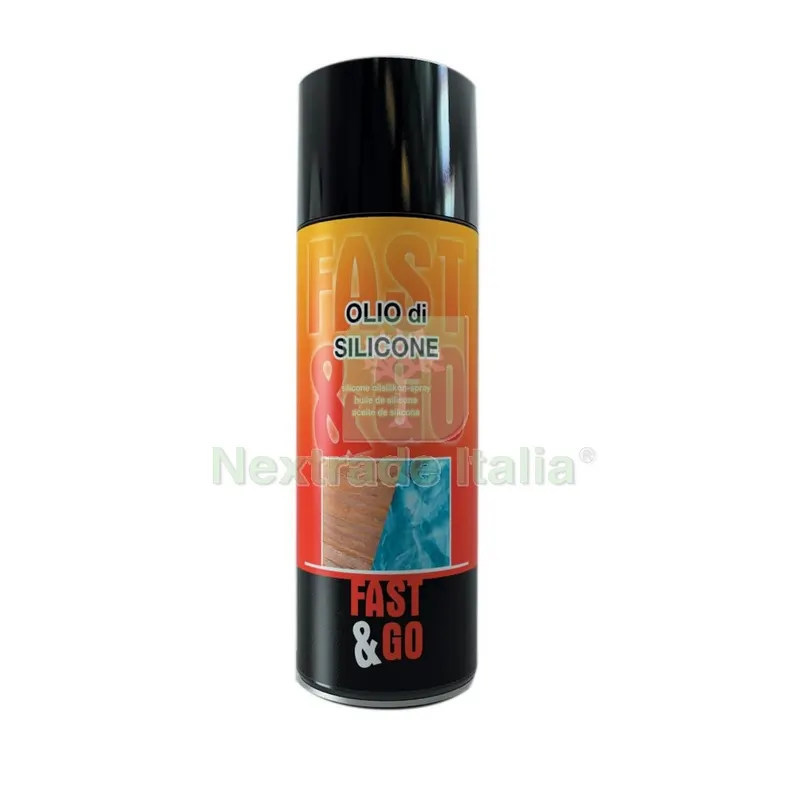12PZ Spray "fast&go" Olio di Silicone ML.400 — Adesivi e sigillanti — rif. FERX.50563 12PZ Spray "fast&go" Olio di Silicone ML.400 — Adesivi e sigillanti — rif. FERX.50563